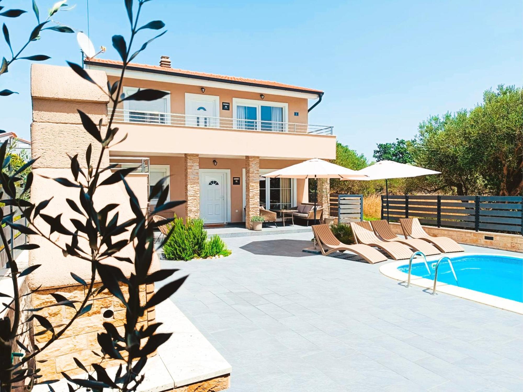 Villa Twins Sukosan With Heated Pool Exterior photo